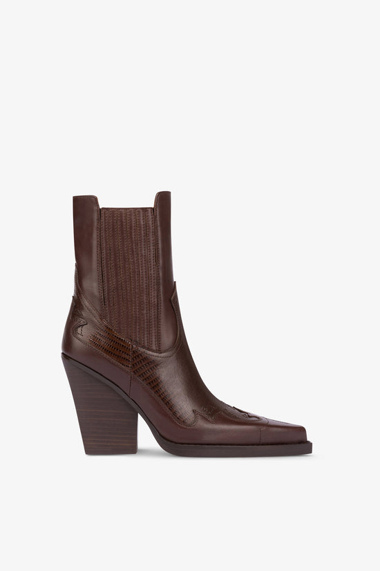 Paris Texas DALLAS EMBROIDERED ANKLE BOOT 100 Sottocosto