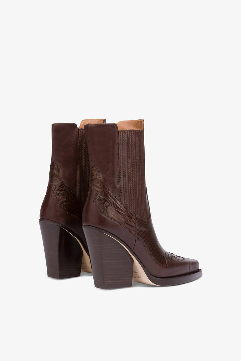 Paris Texas DALLAS EMBROIDERED ANKLE BOOT 100 Sottocosto
