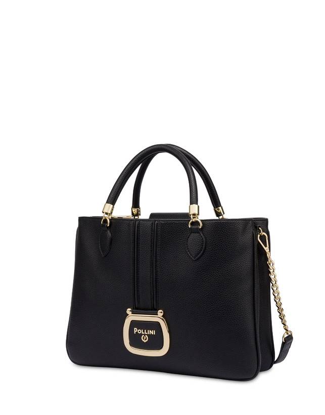 Pollini Borsa Doppio Manico Oasis Nero Offerte giornaliere