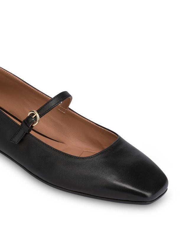 Pollini Ballerine In Nappa Nina Nero Promozione