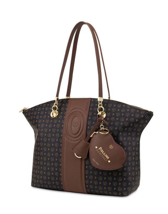 Pollini Tote Bag Heritage 70th Anniversary Nero/marrone Offerta esclusiva