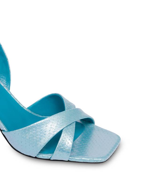 Pollini Sandali Con Stampa Pitone Iridescente Cote D'azur Pool Sconto di tempo limitato