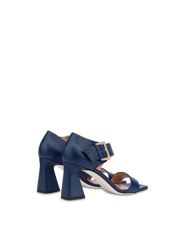 Pollini Sandali In Vitello Con Fibbia Ethos Navy Offerta natalizia