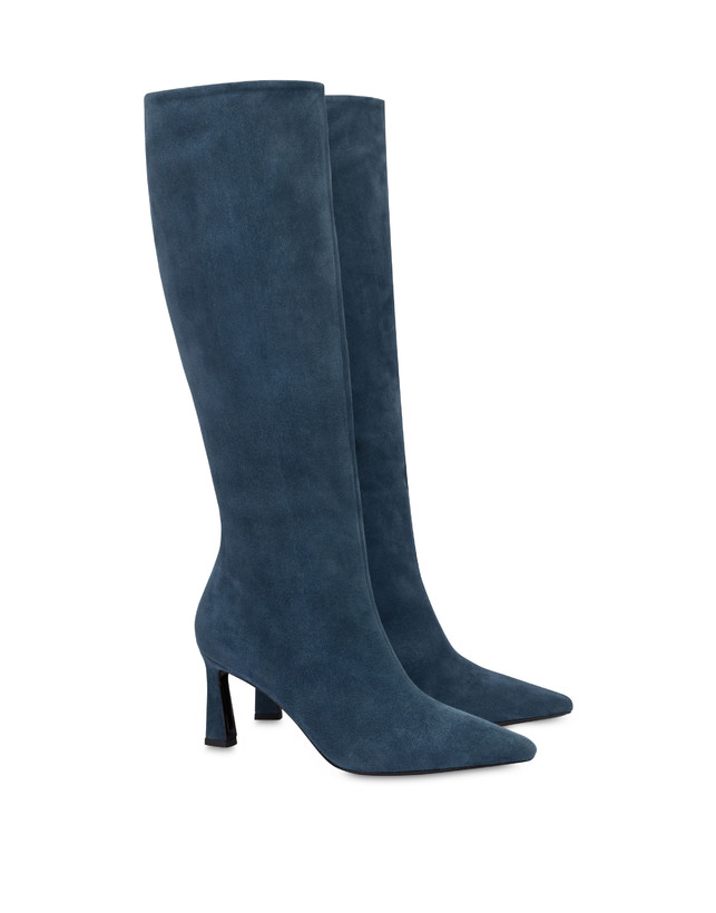 Pollini Stivali In Camoscio Sissi Maestrale Shopping online