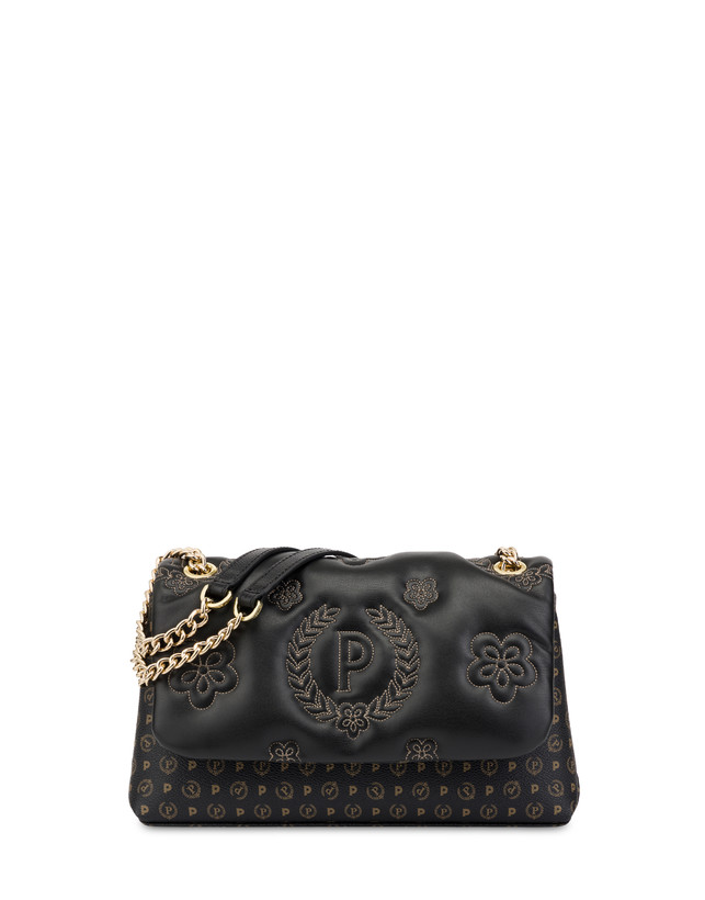 Pollini Borsa A Spalla Puffy Heritage Nero/nero/nero Super Saving Price