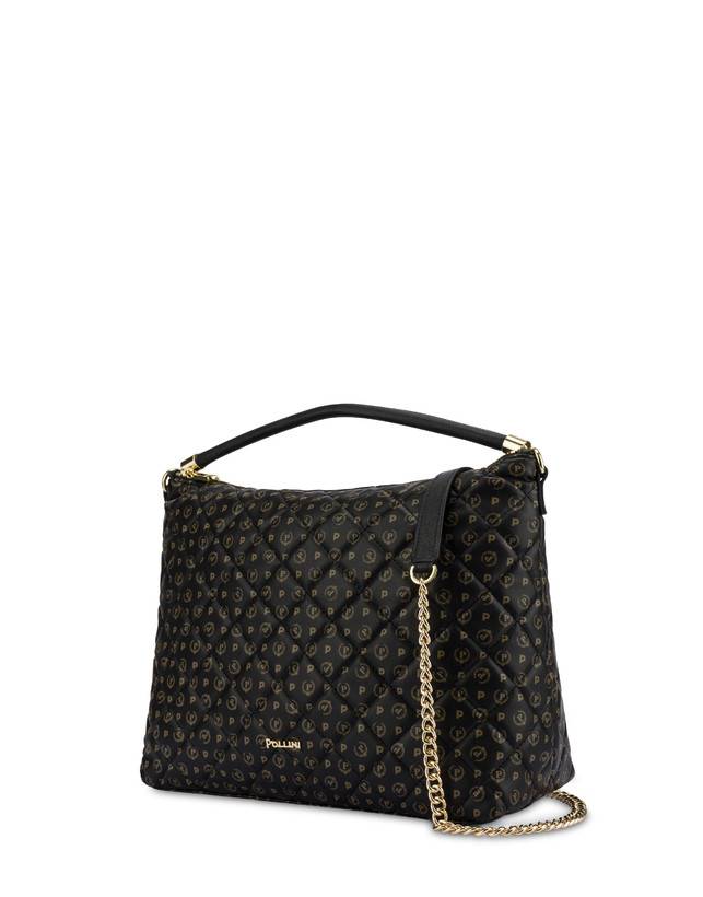 Pollini Borsa Hobo Heritage Matelassé Nero/nero Ultimi tre giorni