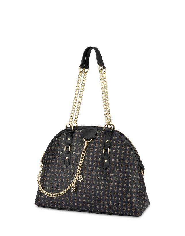 Pollini Borsa A Spalla Heritage Logo Classic Nero/nero Latest stili