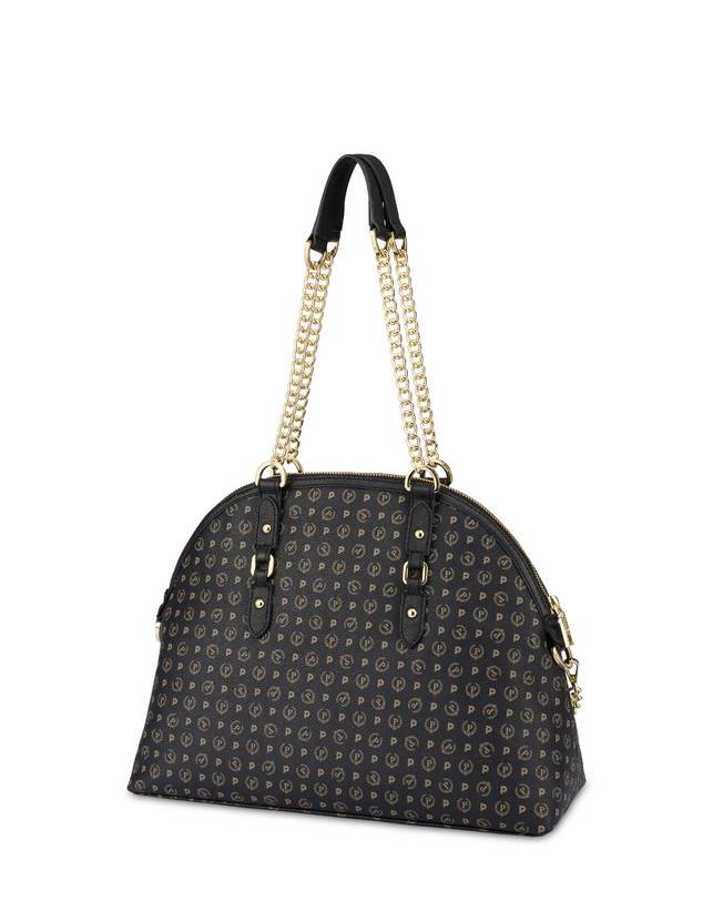 Pollini Borsa A Spalla Heritage Logo Classic Nero/nero Latest stili