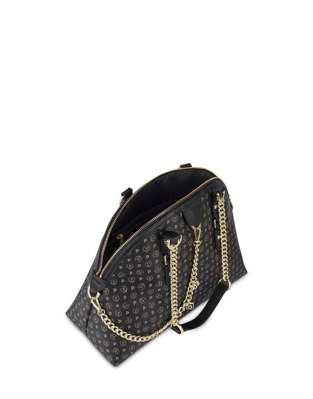Pollini Borsa A Spalla Heritage Logo Classic Nero/nero Latest stili
