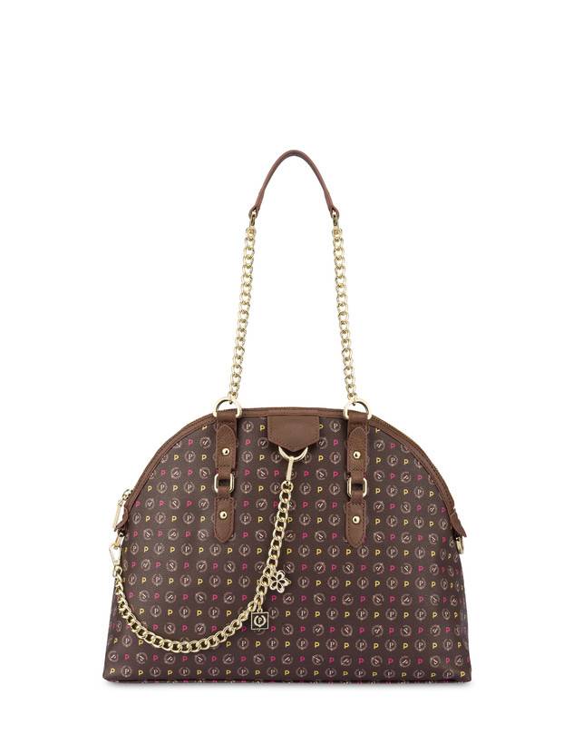 Pollini Borsa A Spalla Heritage Logo Classic Multicolore/marrone