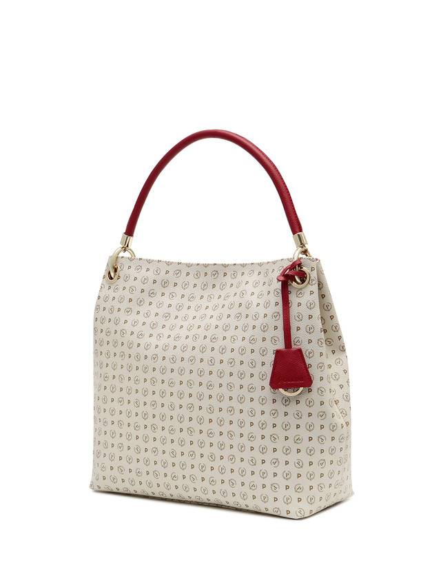 Pollini Borsa A Spalla Heritage Logo Classic Avorio/lacca Only for today