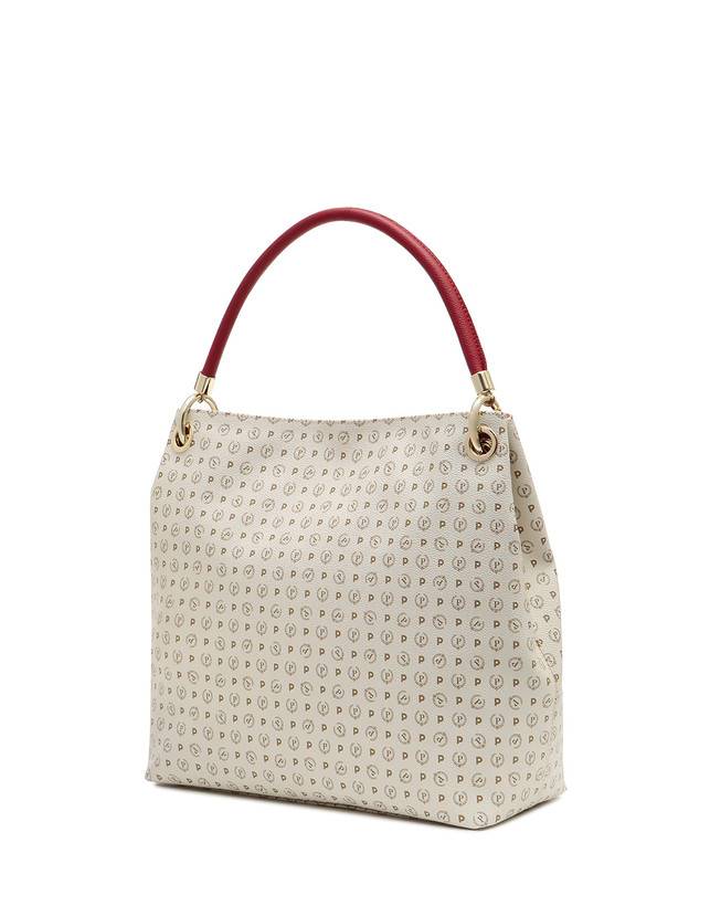 Pollini Borsa A Spalla Heritage Logo Classic Avorio/lacca Only for today