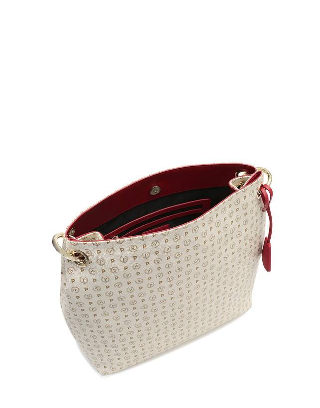 Pollini Borsa A Spalla Heritage Logo Classic Avorio/lacca Only for today