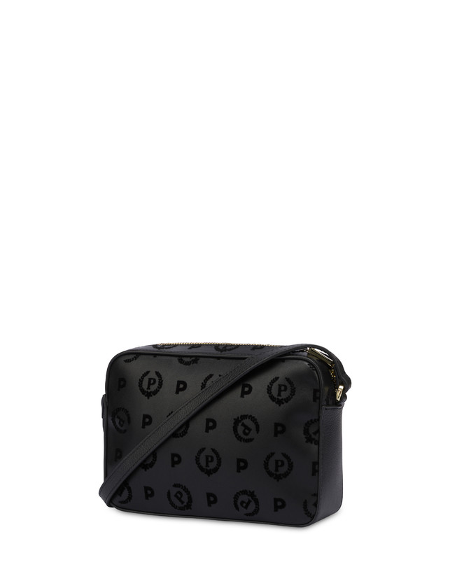 Pollini Borsa A Tracolla Heritage Flock Nero/nero Discount Store per i nuovi prodotti