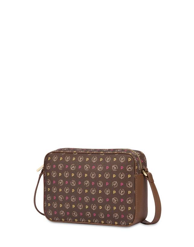 Pollini Borsa A Tracolla Heritage Logo Classic Multicolor/marrone Solo un giorno rimasto