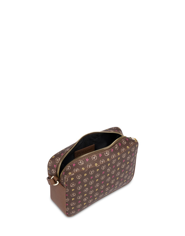 Pollini Borsa A Tracolla Heritage Logo Classic Multicolor/marrone Solo un giorno rimasto