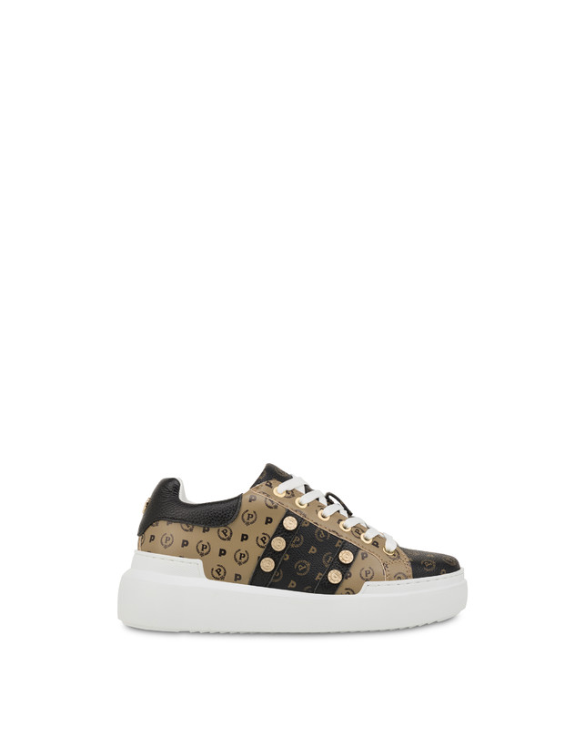 Pollini Sneakers Con Borchie Heritage Avorio/beige/ghiaccio Trasporto libero internazionale