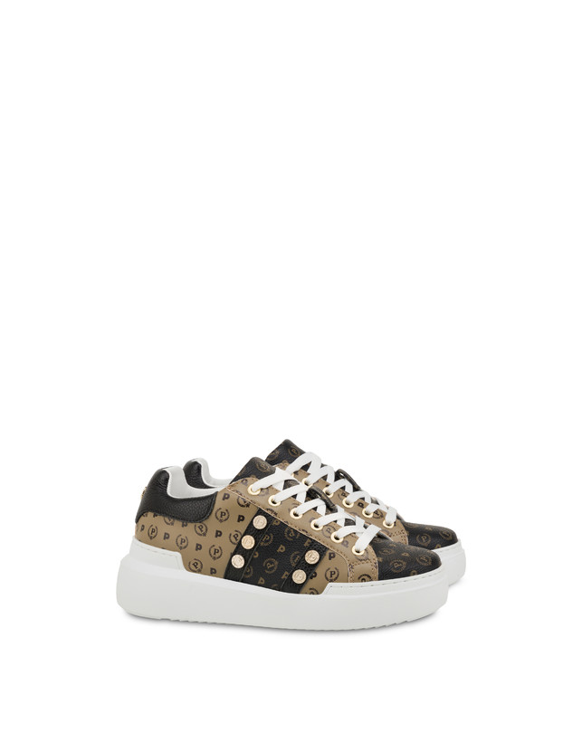 Pollini Sneakers Con Borchie Heritage Avorio/beige/ghiaccio Trasporto libero internazionale