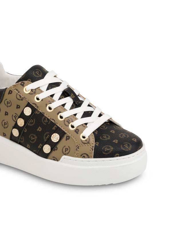 Pollini Sneakers Con Borchie Heritage Avorio/beige/ghiaccio Trasporto libero internazionale