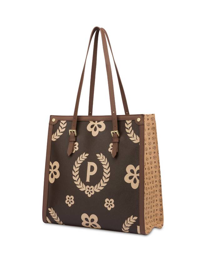 Pollini Tote Bag Day-si! Heritage Crema/marrone/marrone Sconti questo mese