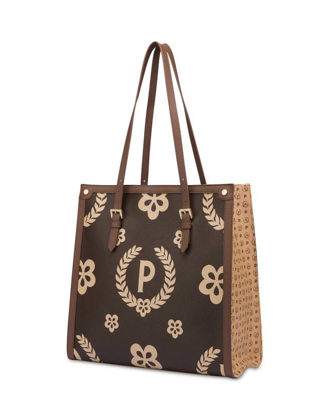 Pollini Tote Bag Day-si! Heritage Crema/marrone/marrone Sconti questo mese