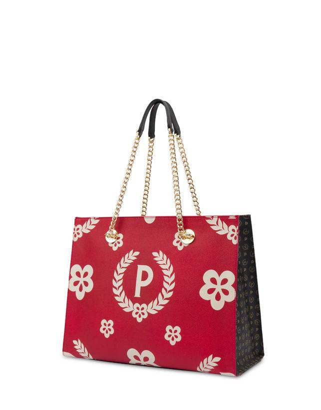 Pollini Shopping Bag Day-si! Heritage Nero/rosso/nero 2025