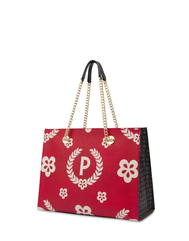 Pollini Shopping Bag Day-si! Heritage Nero/rosso/nero 2025