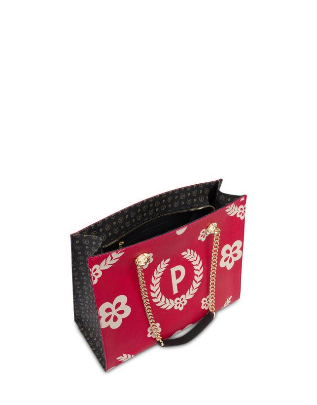 Pollini Shopping Bag Day-si! Heritage Nero/rosso/nero 2025