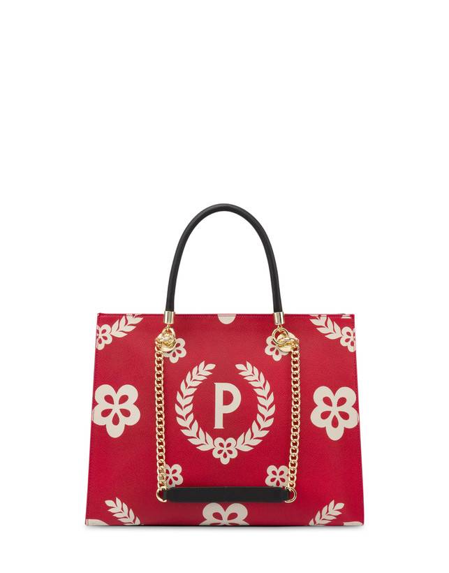 Pollini Shopping Bag Day-si! Heritage Nero/rosso/nero 2025