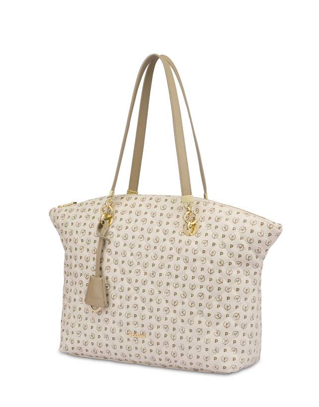 Pollini Tote Bag Heritage Matelassé Avorio/avorio Prezzo Ridotto