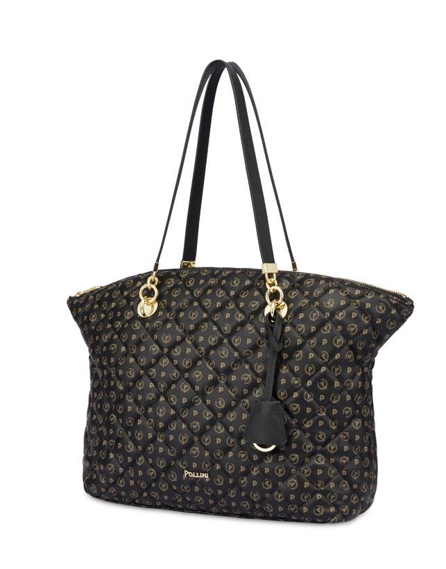 Pollini Tote Bag Heritage Matelassé Nero/nero Sottocosto