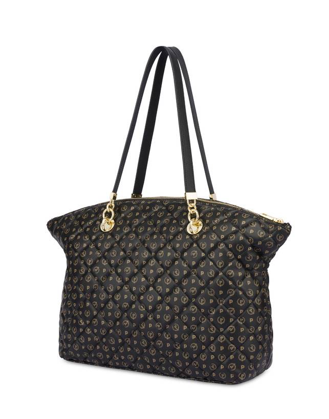 Pollini Tote Bag Heritage Matelassé Nero/nero Sottocosto