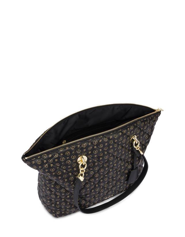 Pollini Tote Bag Heritage Matelassé Nero/nero Sottocosto