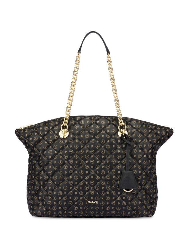Pollini Tote Bag Heritage Matelassé Nero/nero Sottocosto