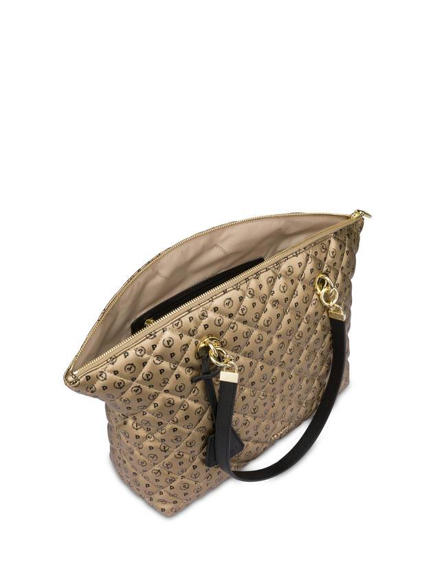 Pollini Tote Bag Heritage Matelassé Oro/nero Convenienza