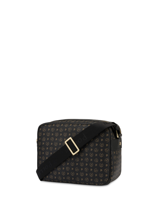 Pollini Borsa A Spalla Heritage Logo Classic Nero/nero Offerta