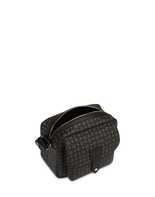 Pollini Borsa A Spalla Heritage Logo Classic Nero/nero Offerta