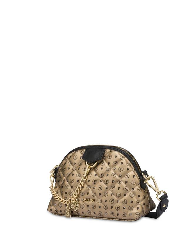 Pollini Borsa A Tracolla Heritage Matelassé Oro/nero In Vendita
