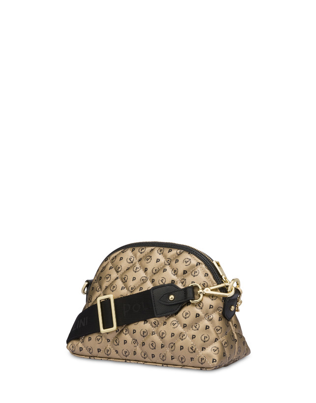 Pollini Borsa A Tracolla Heritage Matelassé Oro/nero In Vendita