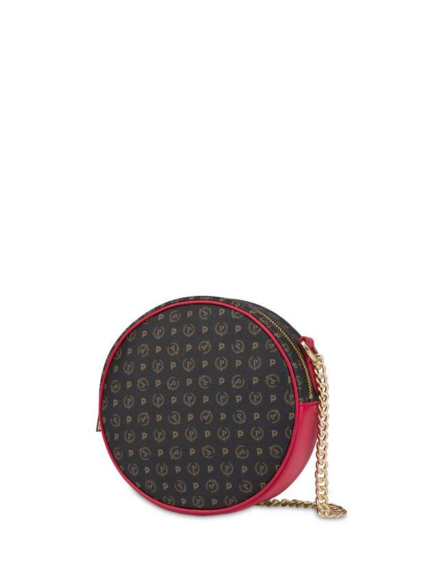 Pollini Round Bag Heritage Logo Classic Nero/lacca Saldi