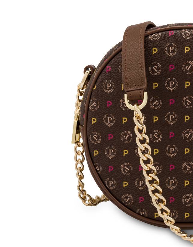 Pollini Round Bag Heritage Logo Classic Multicolor/marrone Offerte