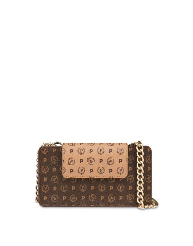 Pollini Clutch Porta Cellulare Bicolor Heritage Crema/marrone Negozio