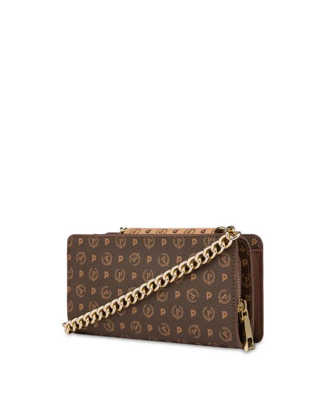 Pollini Clutch Porta Cellulare Bicolor Heritage Crema/marrone Negozio
