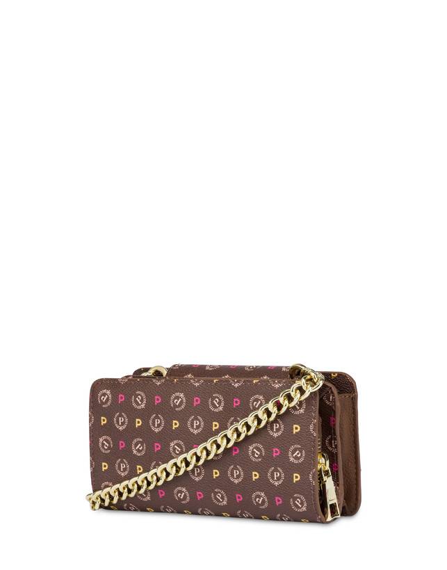 Pollini Clutch Porta Cellulare Heritage Multicolor/marrone Nuova