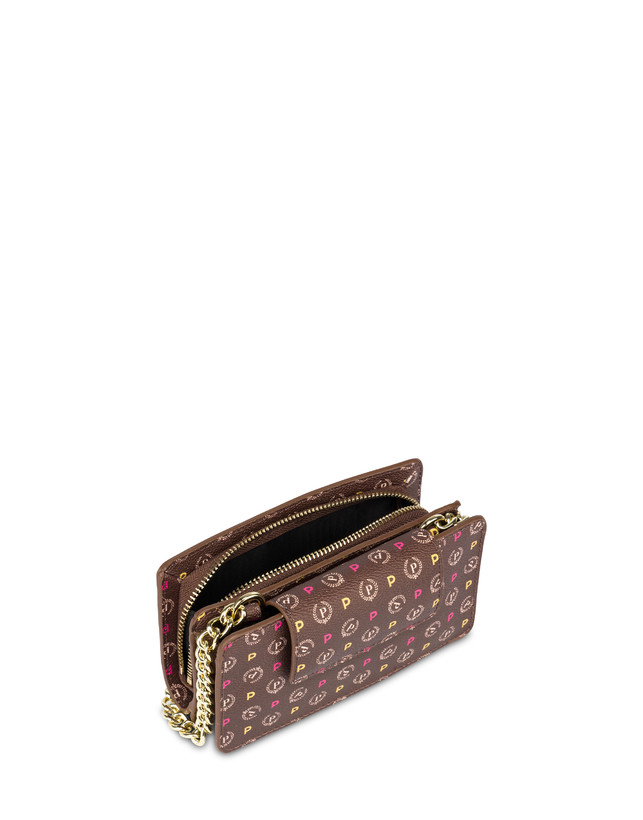 Pollini Clutch Porta Cellulare Heritage Multicolor/marrone Nuova