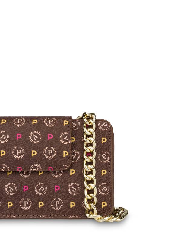 Pollini Clutch Porta Cellulare Heritage Multicolor/marrone Nuova