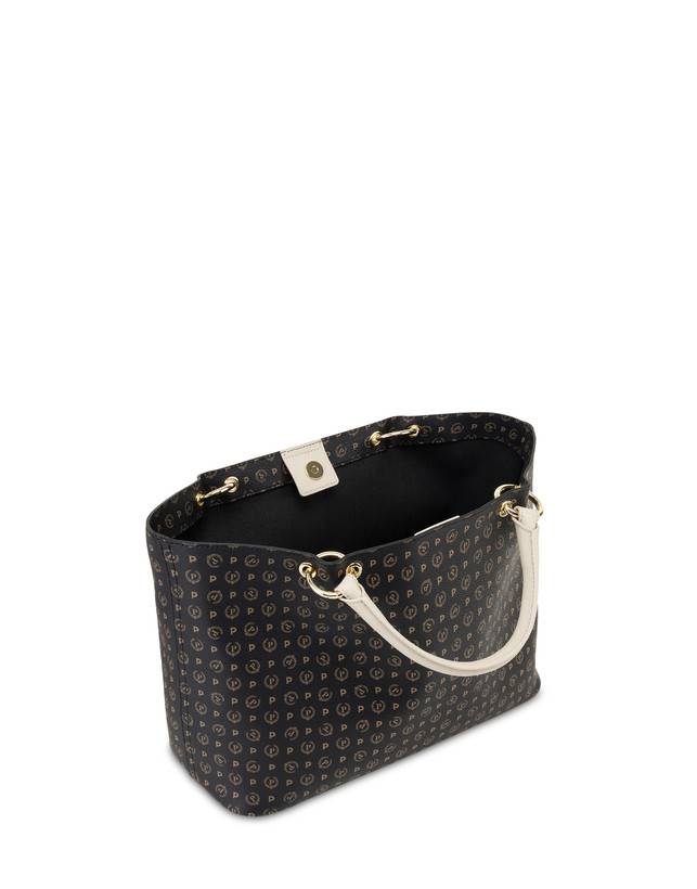 Pollini Borsa Doppio Manico In Pvc Heritage Logo Classic Sconto di tempo limitato