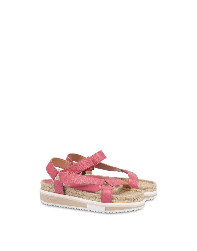 Pollini Sandali Fussbett In Vitello Flower Garden Peonia Comprare a buon mercato