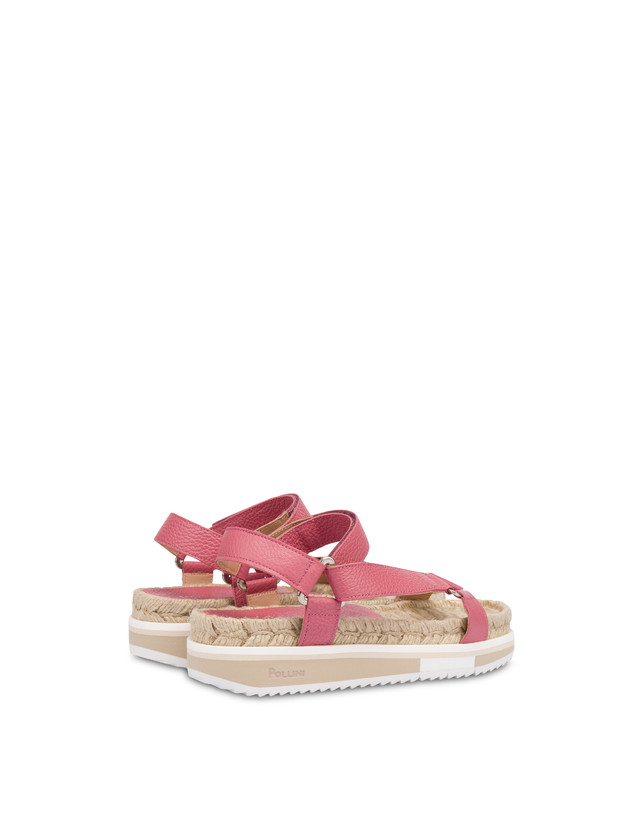 Pollini Sandali Fussbett In Vitello Flower Garden Peonia Comprare a buon mercato