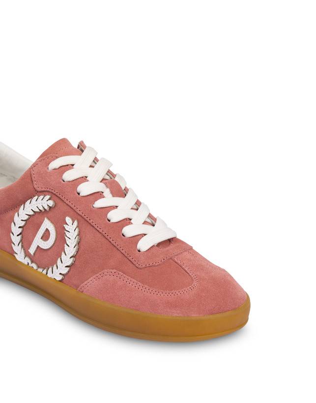 Pollini Sneakers In Crosta Venus Peonia/bianco Smaltimento dello stoccaggio